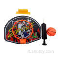 Backboard mini basket pieghevole / tabellone con cassetta a bordo con cerchio